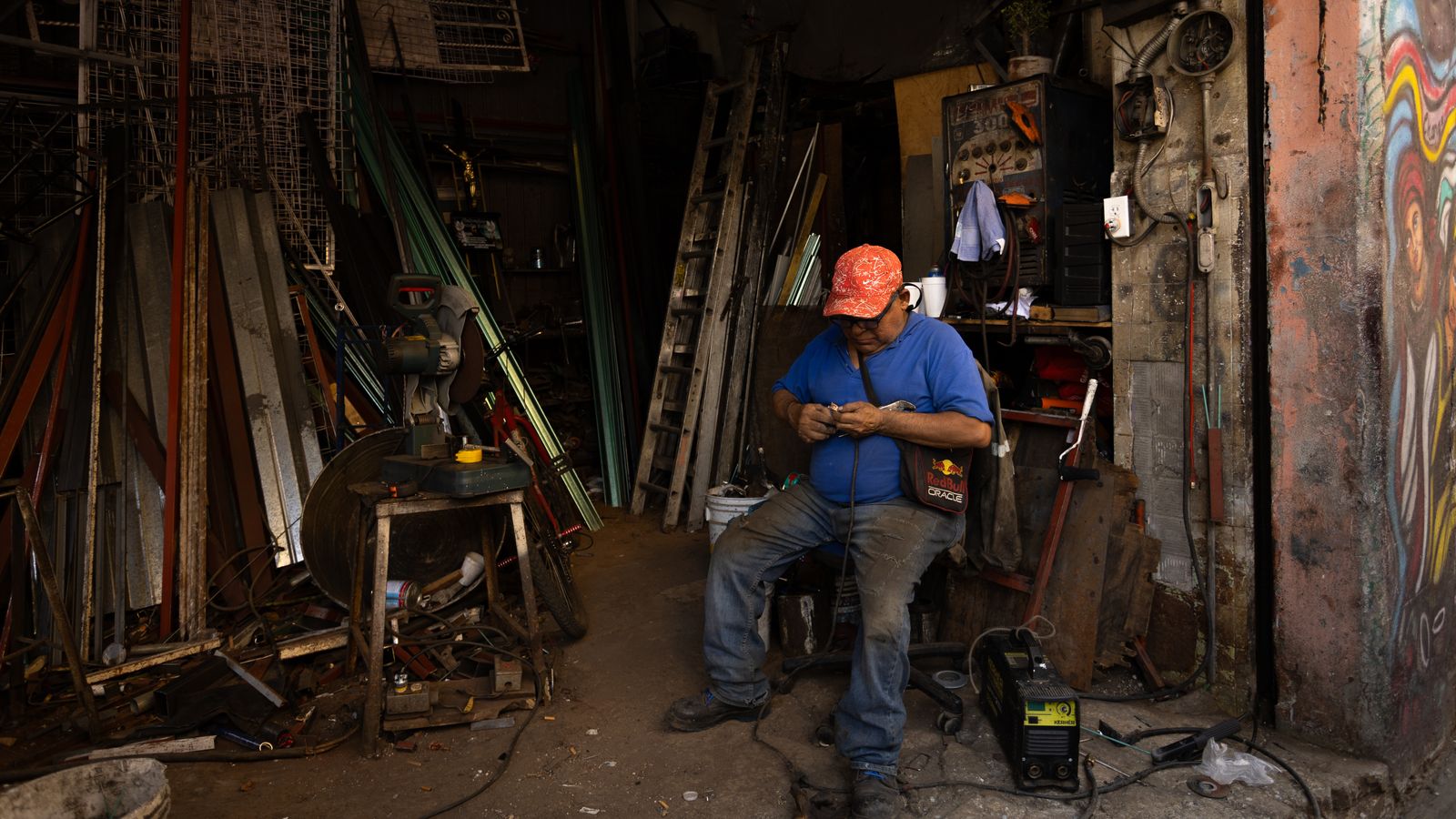 Trabajo de oficio en un taller de Ciudad de México